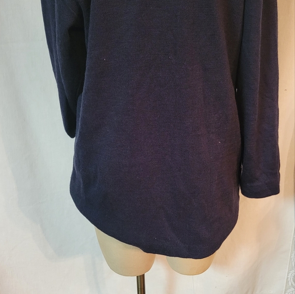 Vintage Outlander Collection Navy Blue Gold Knit C - Picture 9 of 15